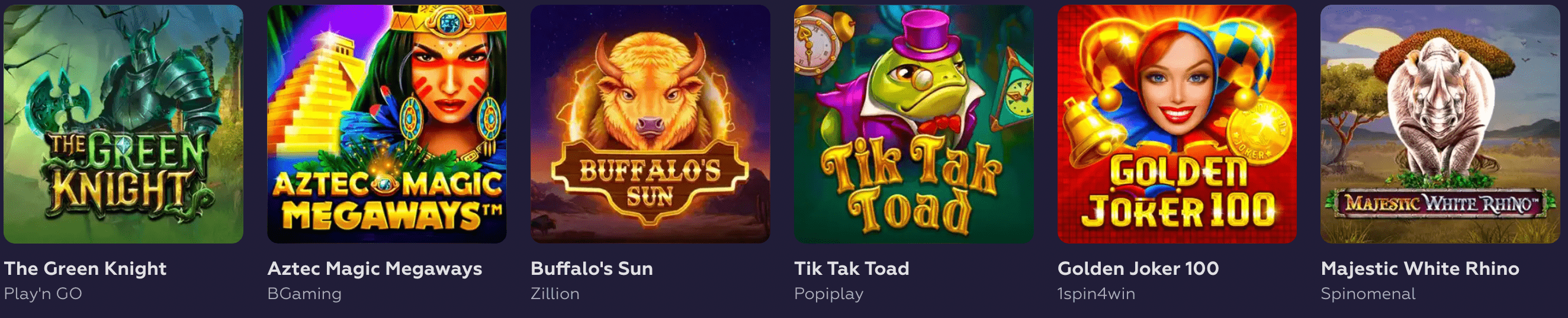 Playfina Spiele